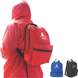 Rain backpack with jacket