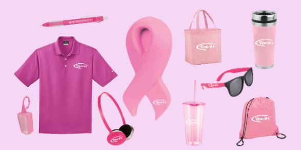 Pink Promotional Items for Breast Cancer Awareness