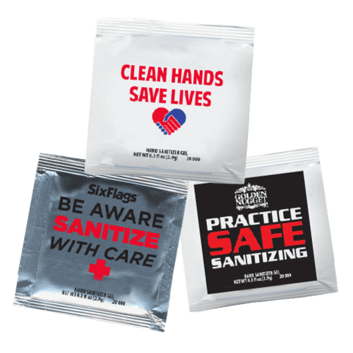 Hand Sanitizer Gel Packets