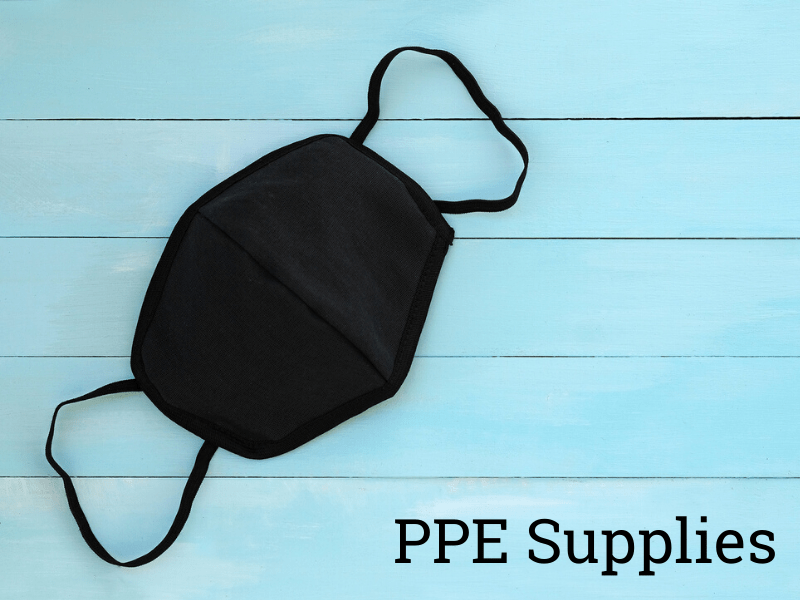 PPE Supplies cloth mask unbranded